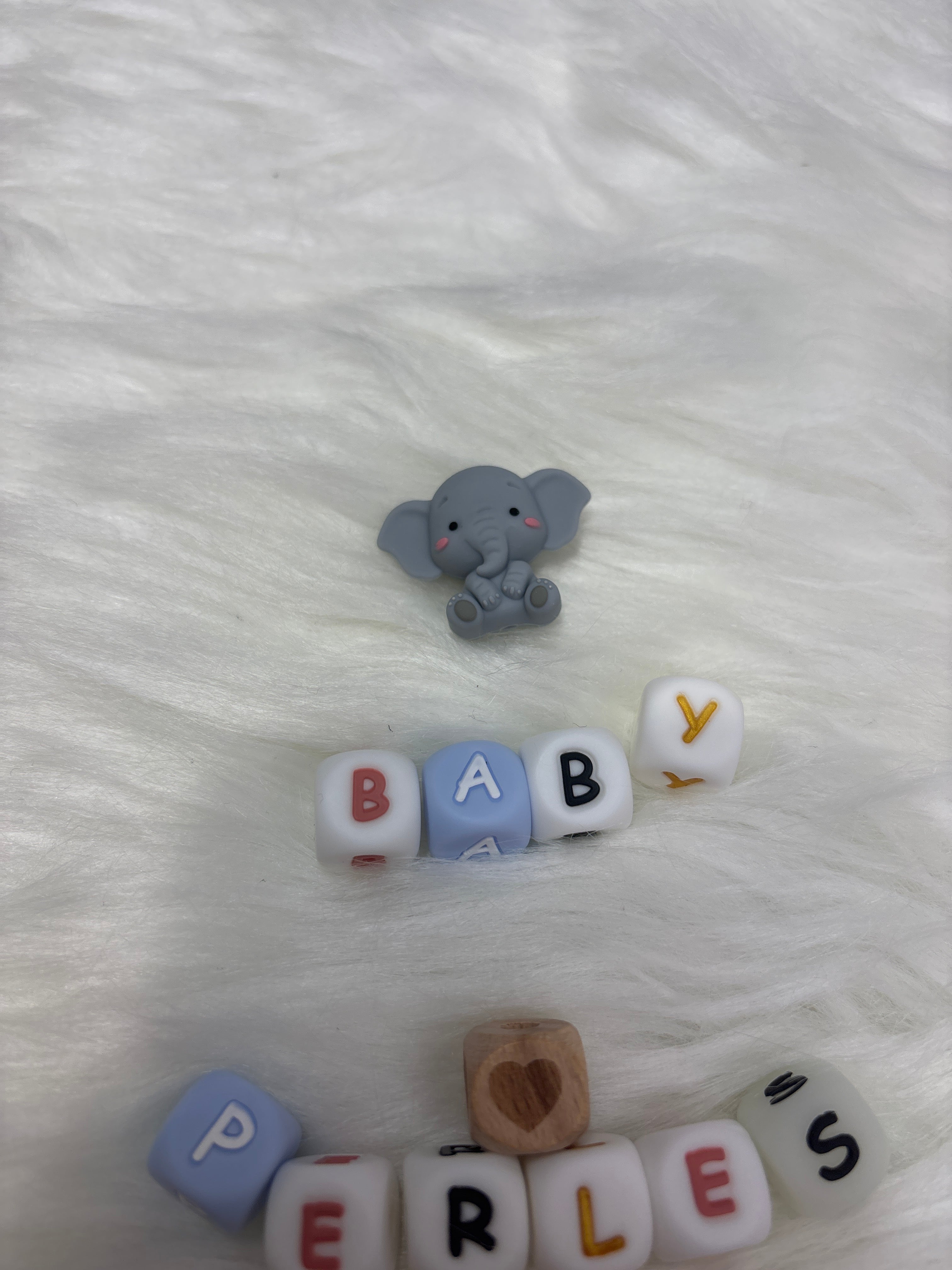 Perle éléphant 3D