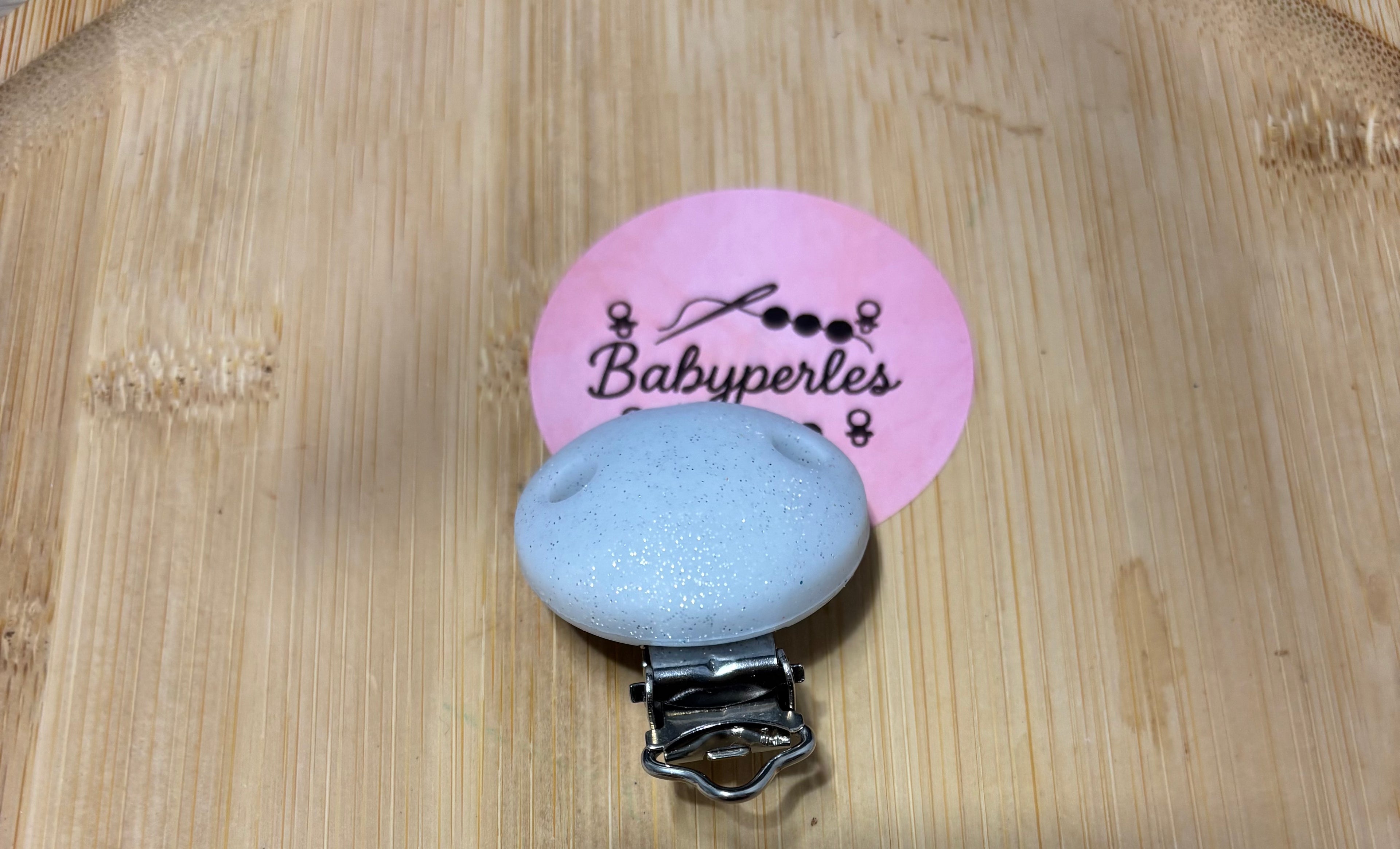 Clips rond pailletés