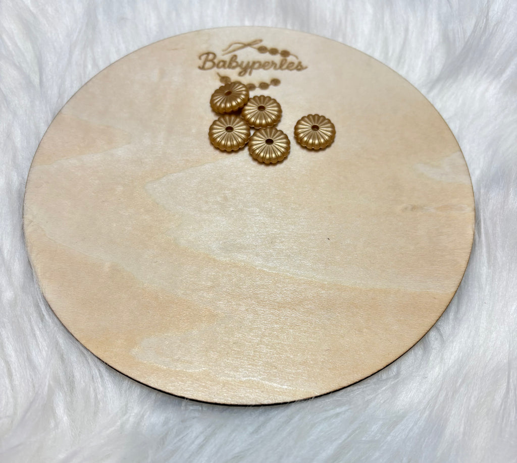 Lentille fleur bronze