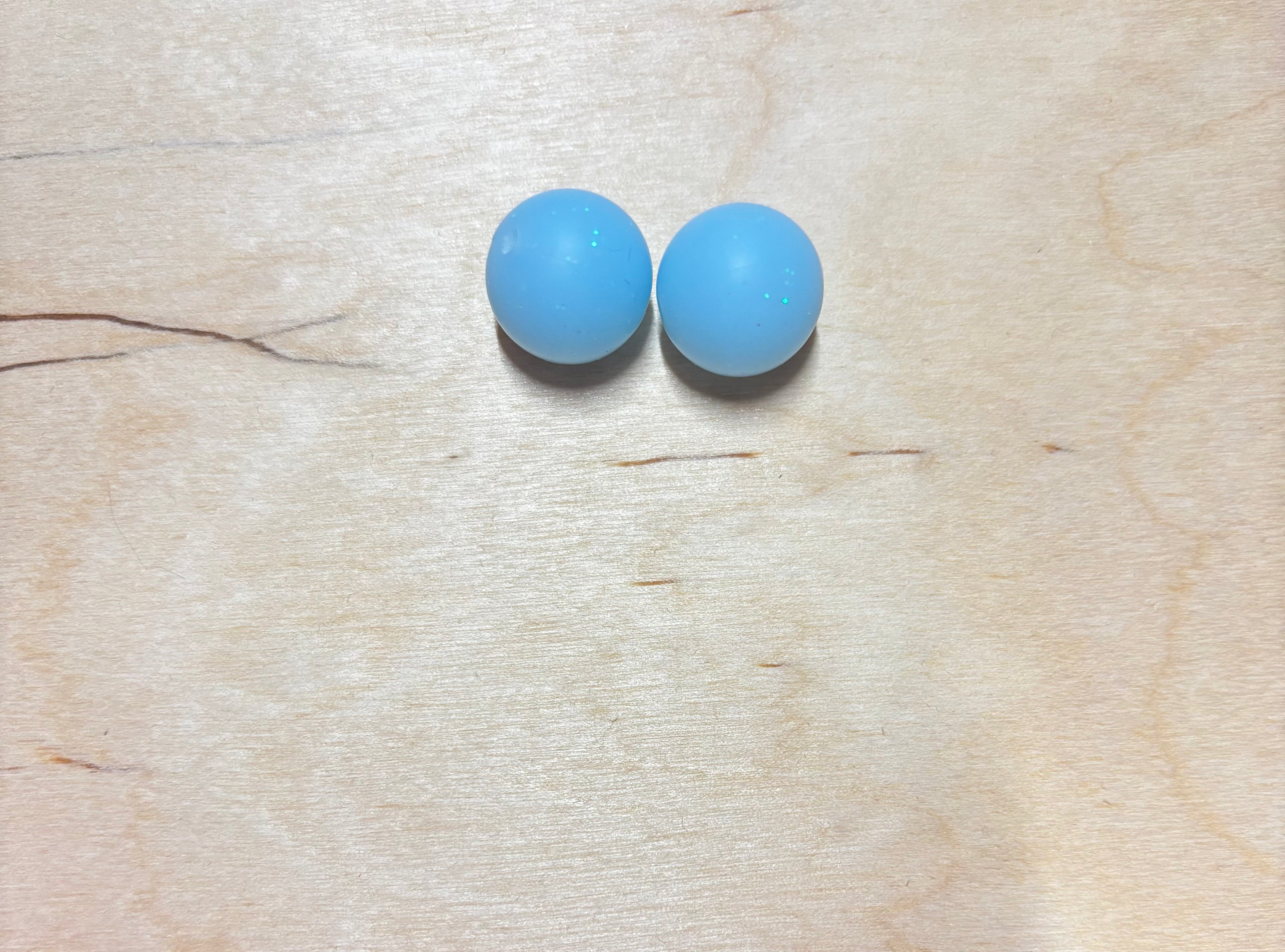 Perles pailletées 15mm