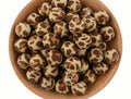 Perles léopard marron 15 mm