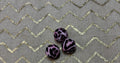 Perles léopard rose et noir 15mm