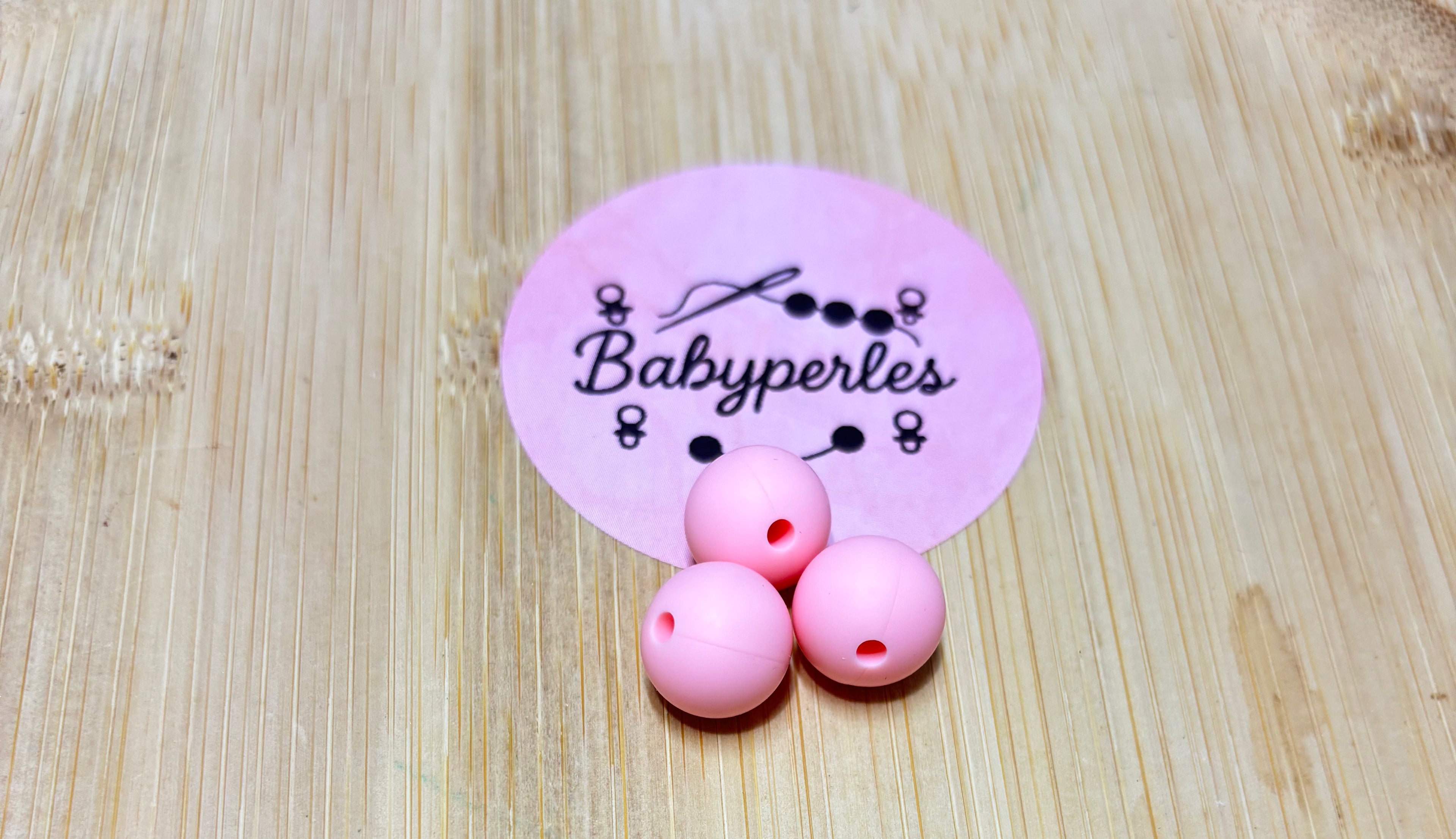 Perle 12 mm rose corail