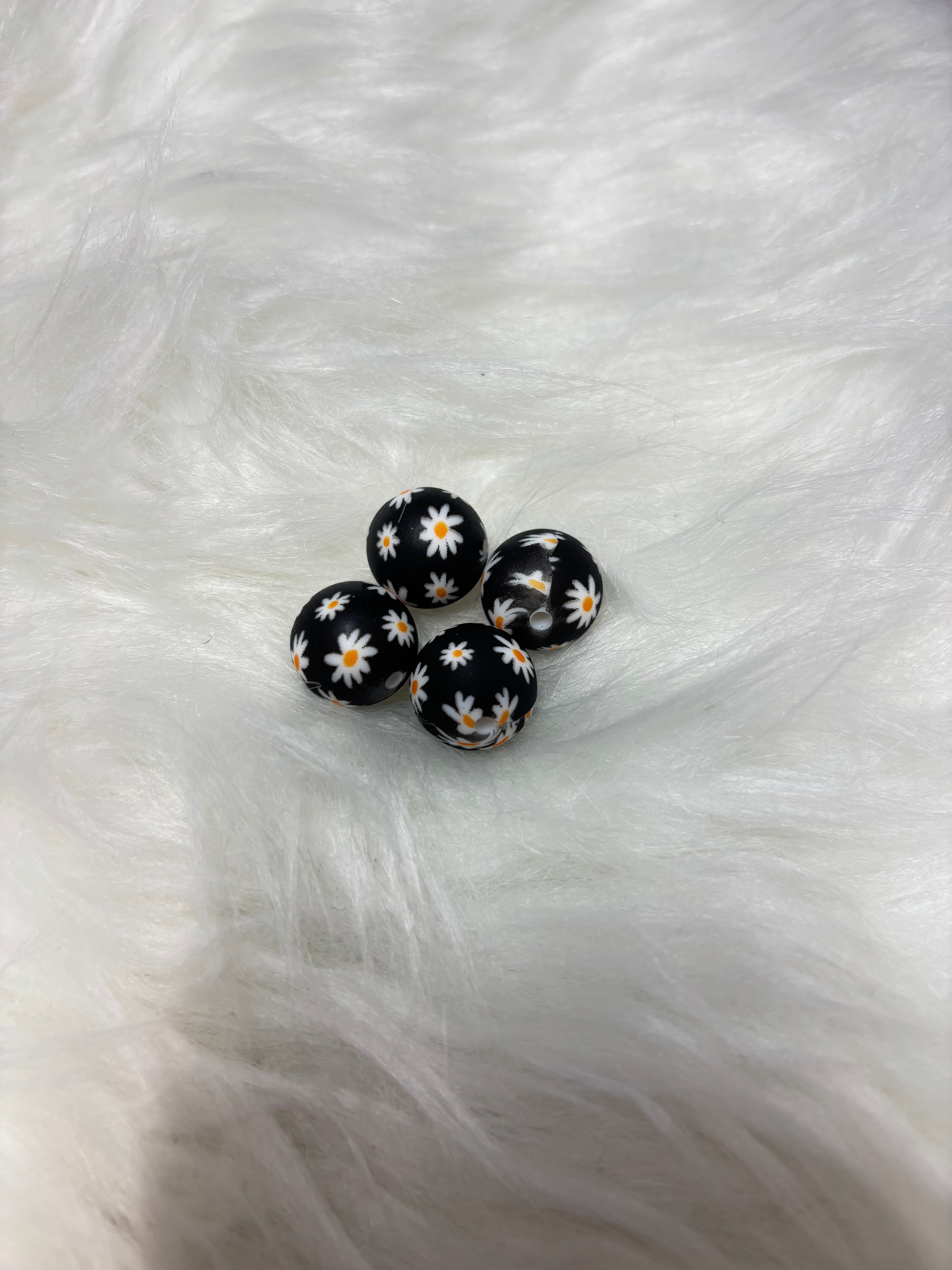 Perle 14mm marguerites