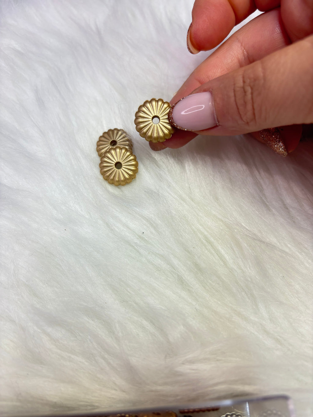 Lentille fleur bronze