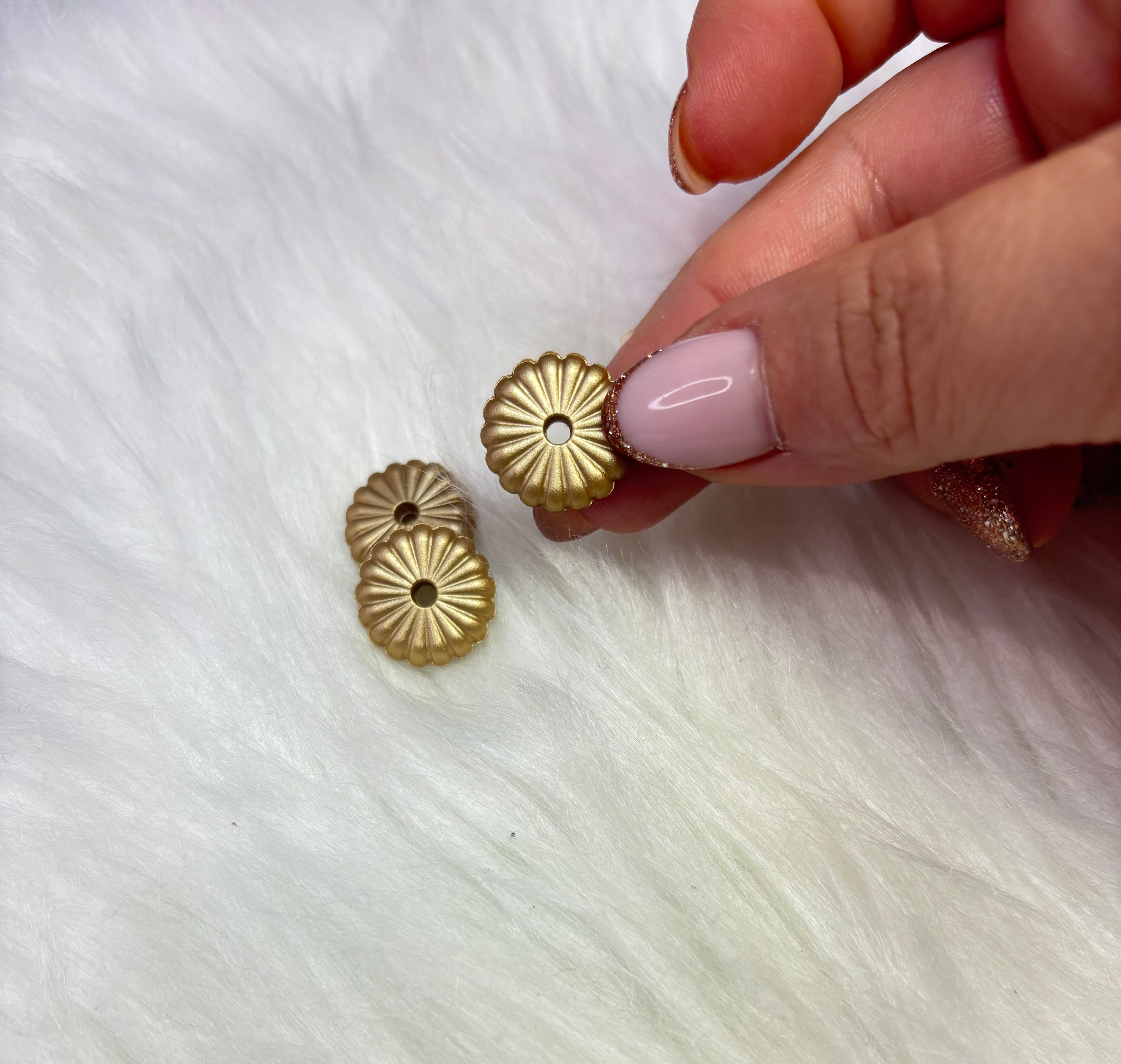 Lentille fleur bronze