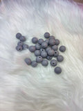 Perle 12mm gris