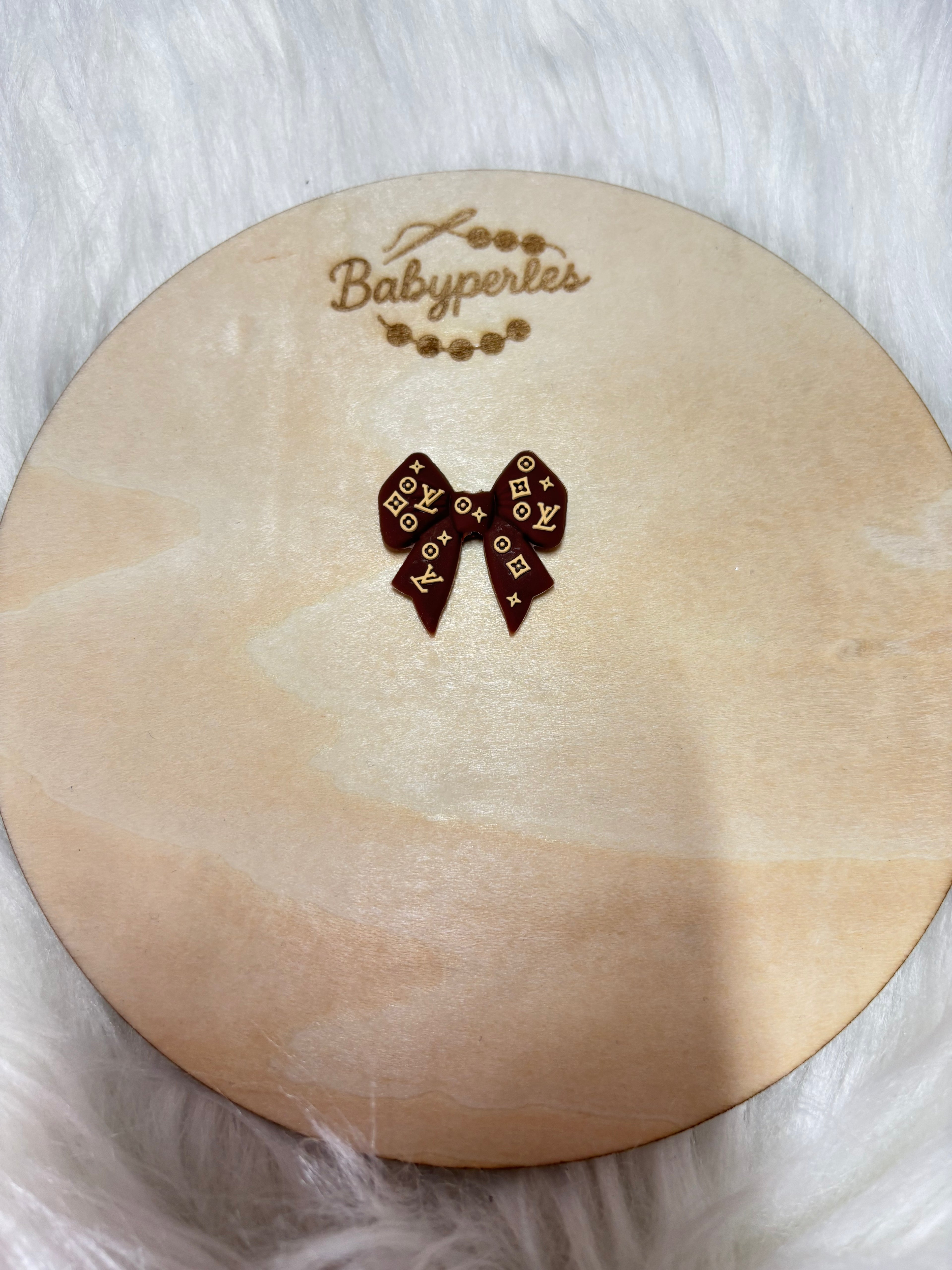 Noeud de papillon LV marron