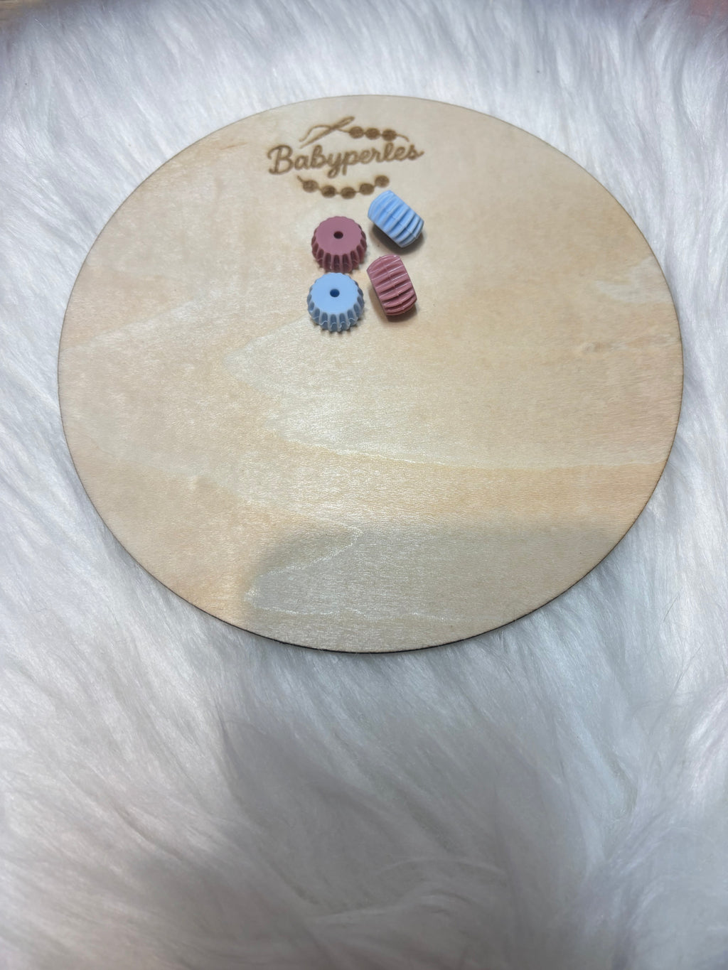 Perles rondes cupcake 14 mm