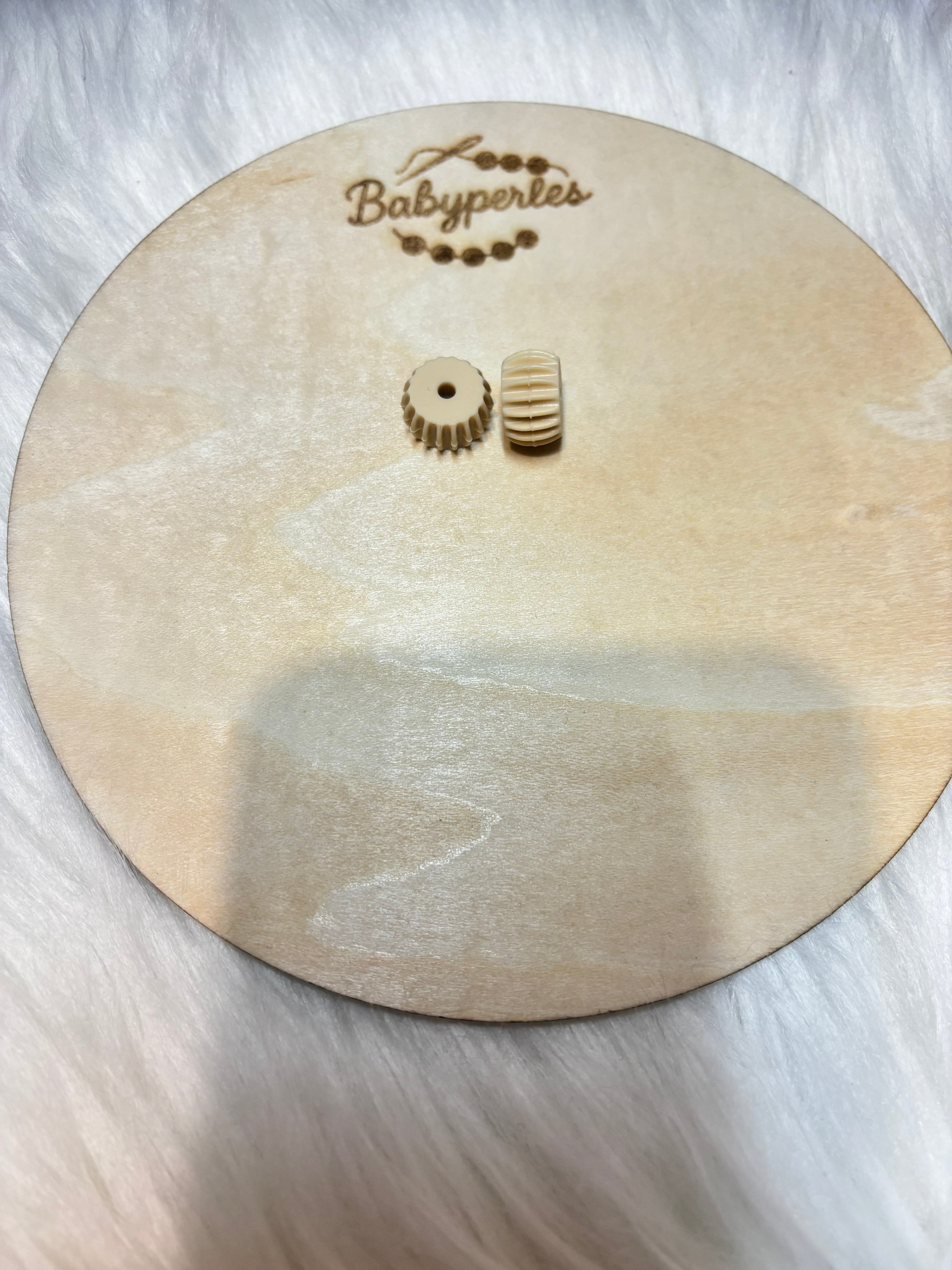 Perles rondes cupcake 14 mm