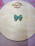 Noeud de papillon pailletée vert sauge