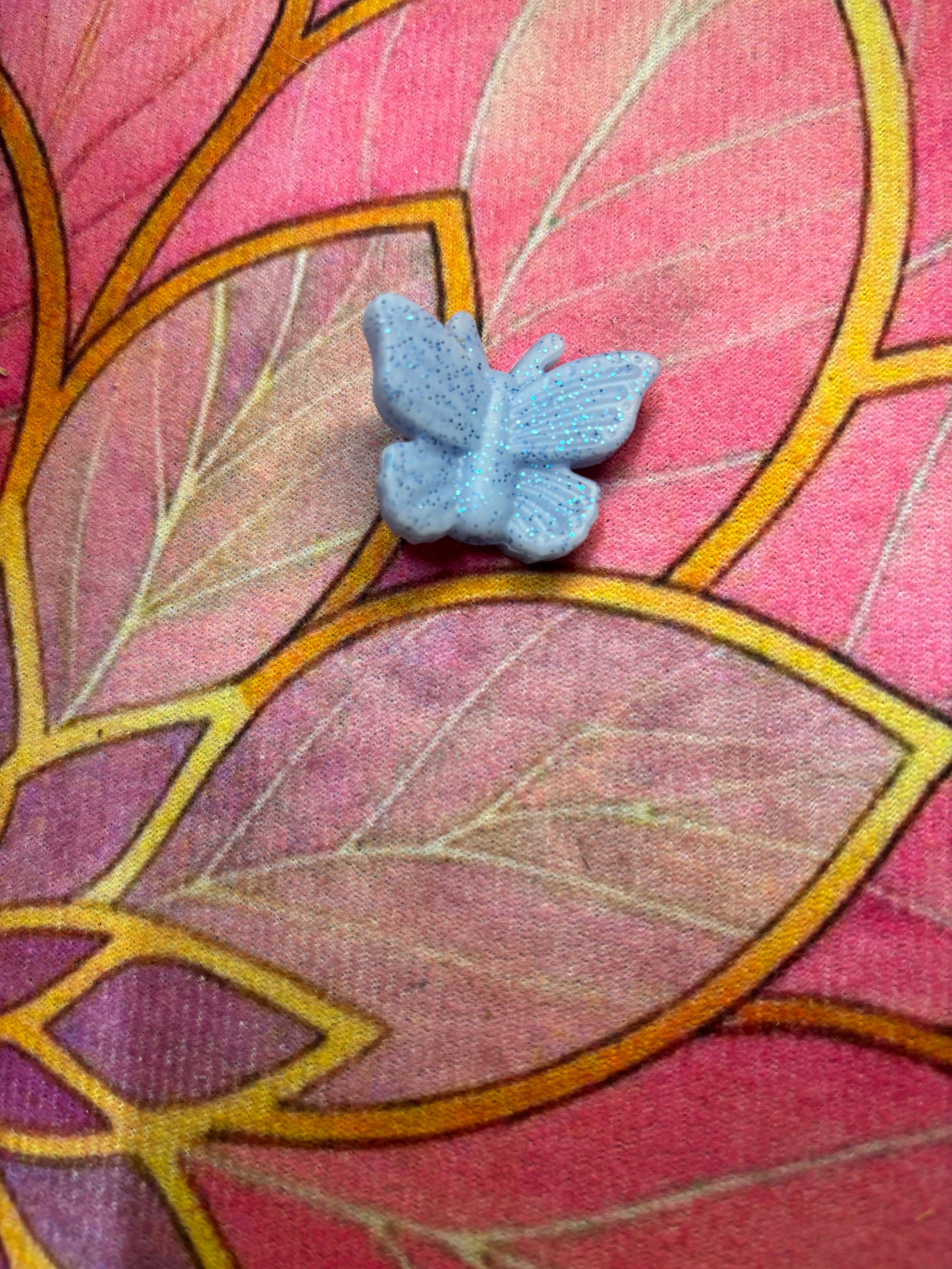 Papillon bleu pailletée